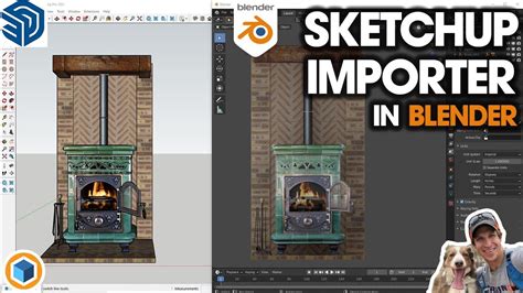 The EASIEST WAY to Import SketchUp Models into Blender.